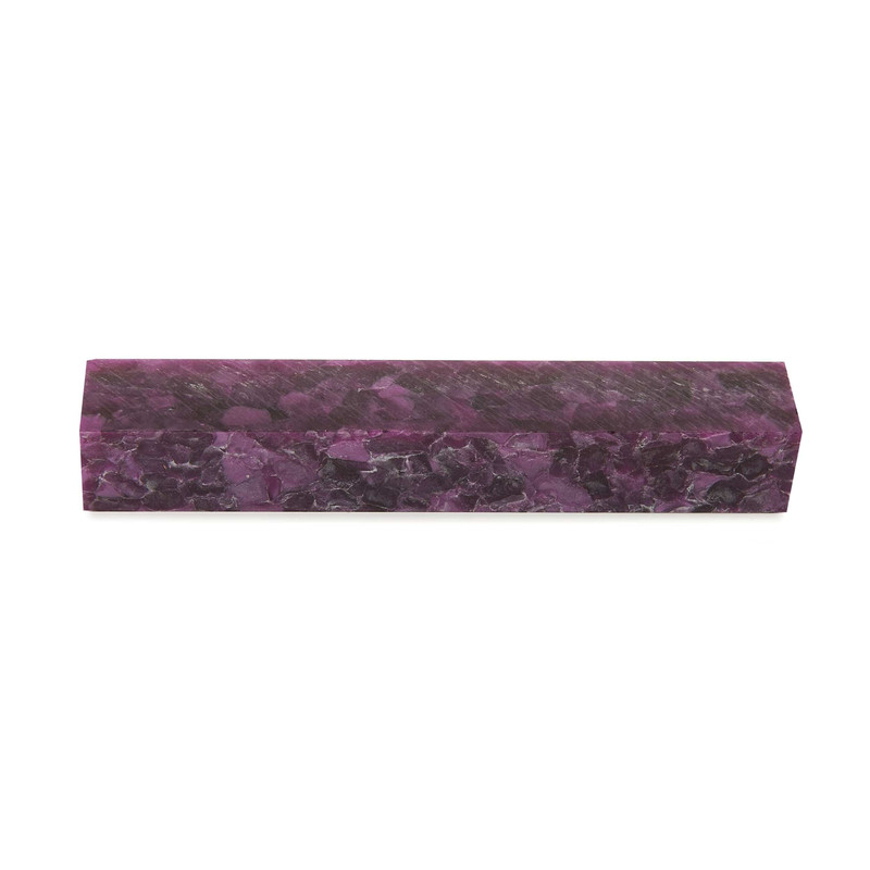 Acrylic Pen Blank - 3/4" x 3/4" x 5" - Color:Purple Quartz